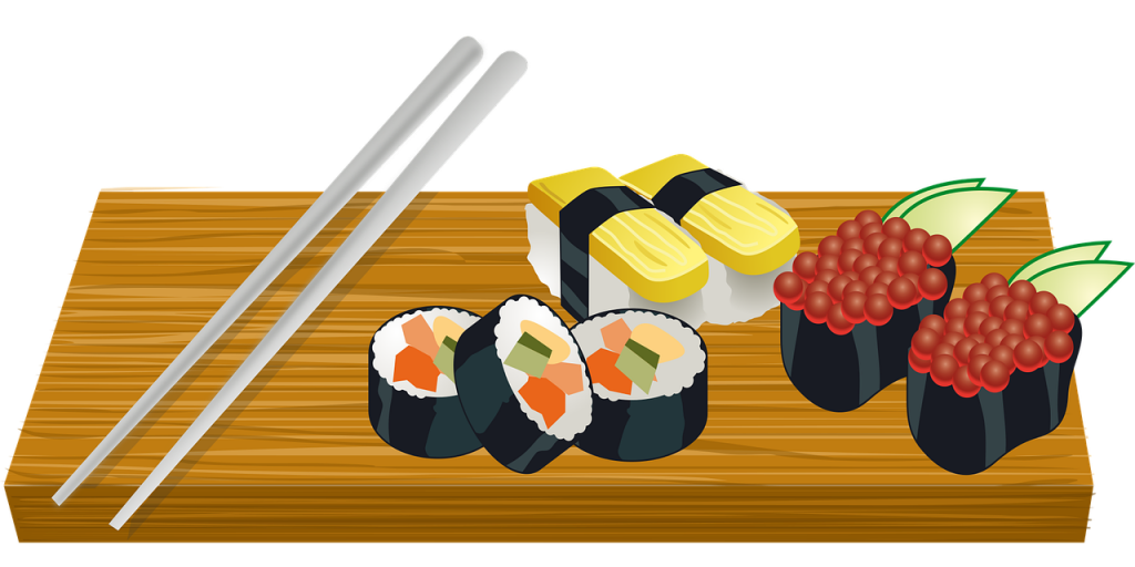 Les sushi, un repas japonais mondiale.